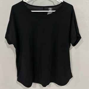 Black shortsleeved dress shirt